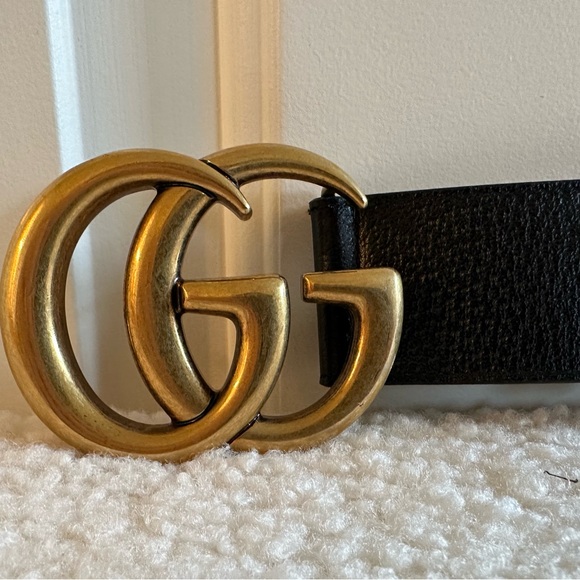 Authentic Gucci GG Marmont Wide Belt 75 - Picture 4 of 9